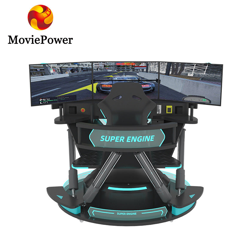 Racing game VR screen driving simulator driving game machine