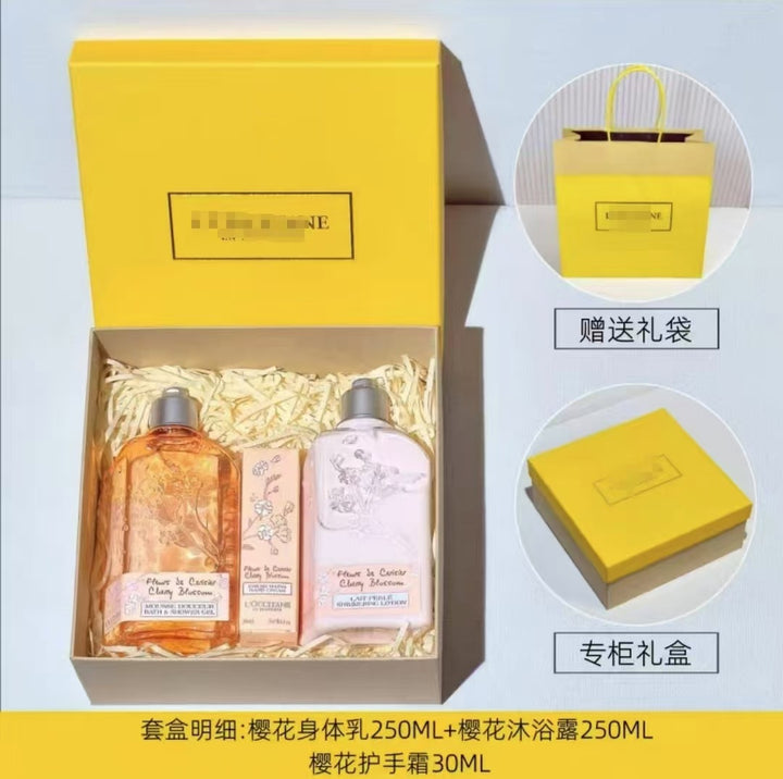 3 Piece Set Body Wash Body Lotion Hand Cream Souvenir Gift Gift Gift Box
