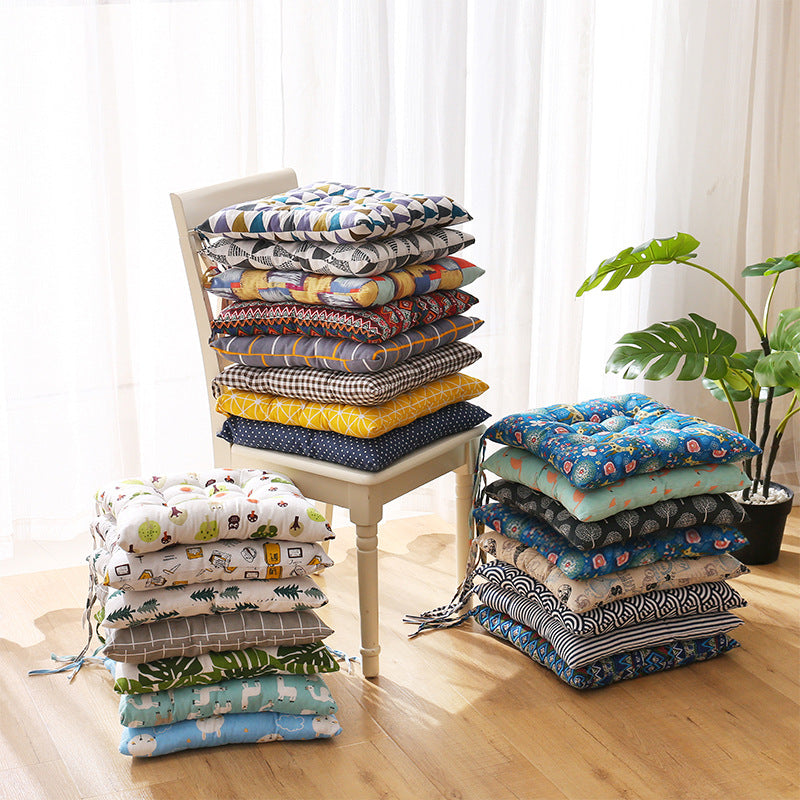 Student Seat Cushion Office Seat Cushion Home Cotton Linen