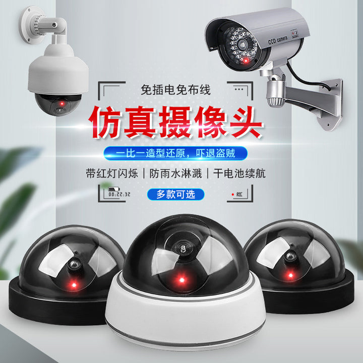 Realistic Fake Security Camera with LED – Dummy CCTV Anti-Theft Home Surveillance Model