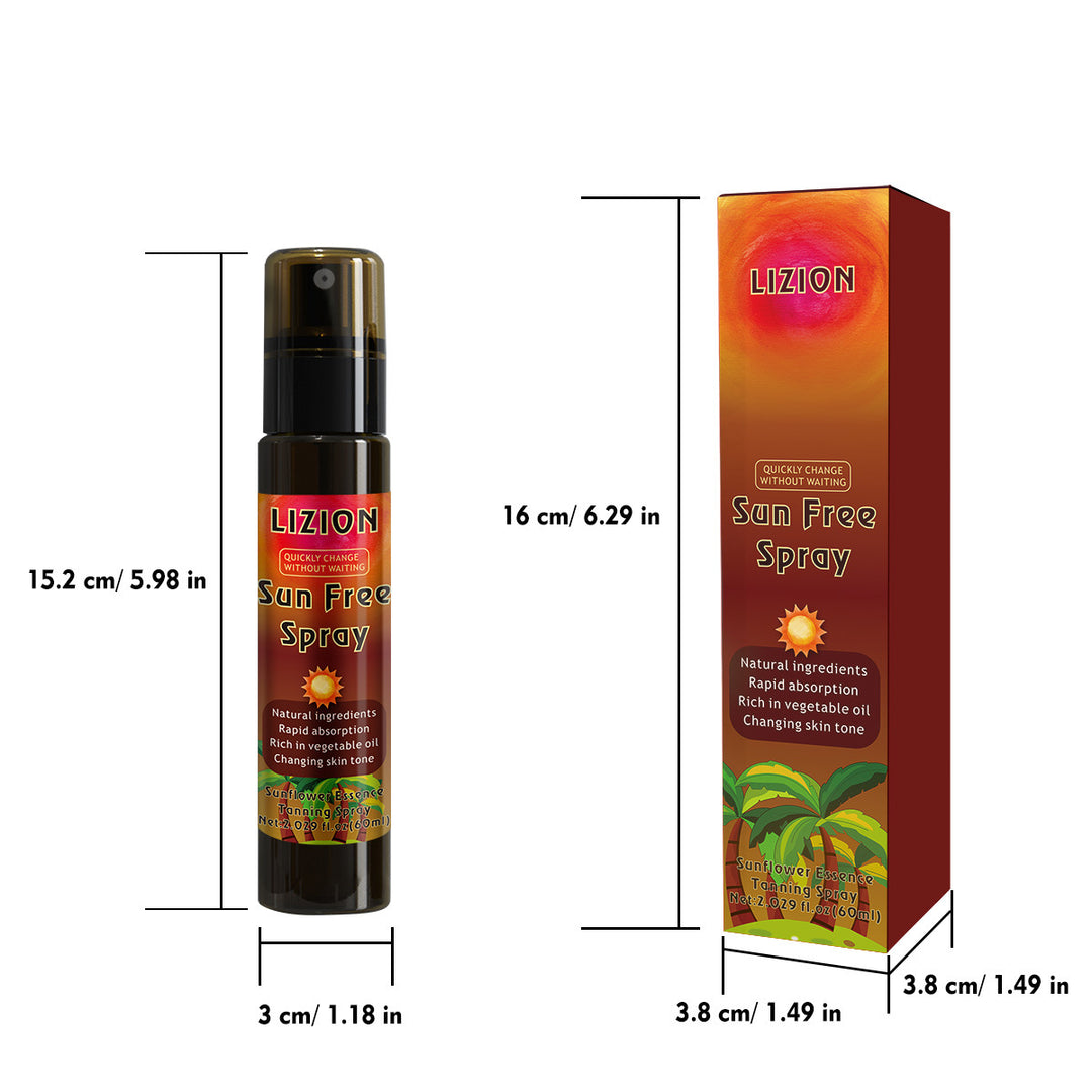 Tannig Spray美黑喷雾古铜色小麦色美黑慕斯8天持久免晒跨境现货