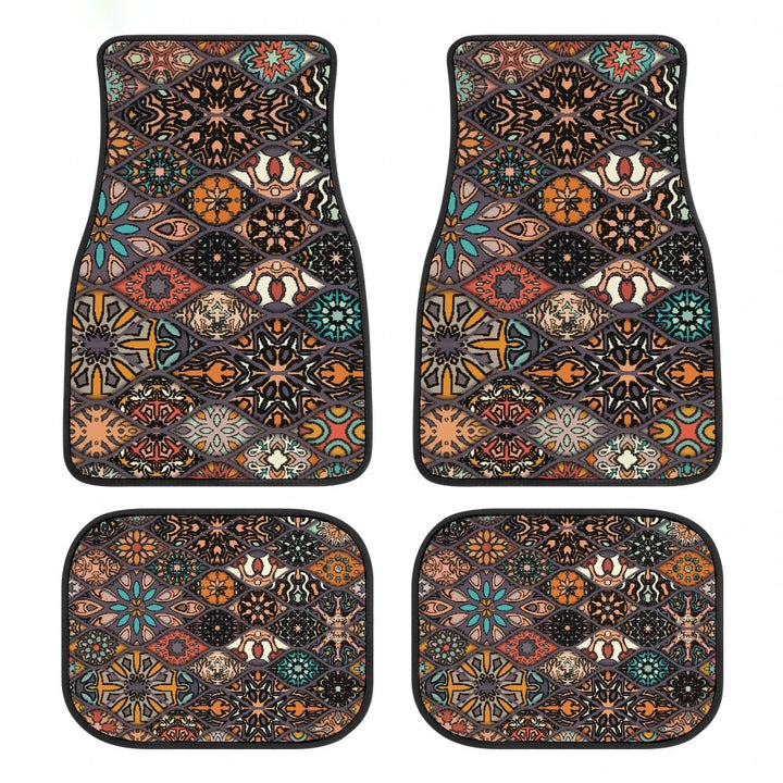 Vintage Car Foot Mat Carpet 4 Piece Set Stain Resistant Floor Mat TEMUFoot Mat Wholesale