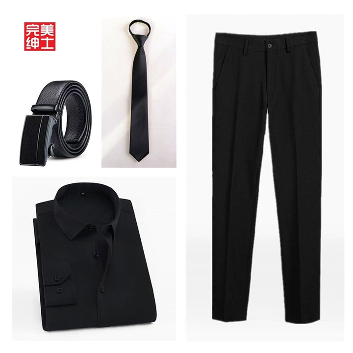 春秋季青年商务西服套装男士西装西裤三件套婚庆礼服新郎伴郎团体