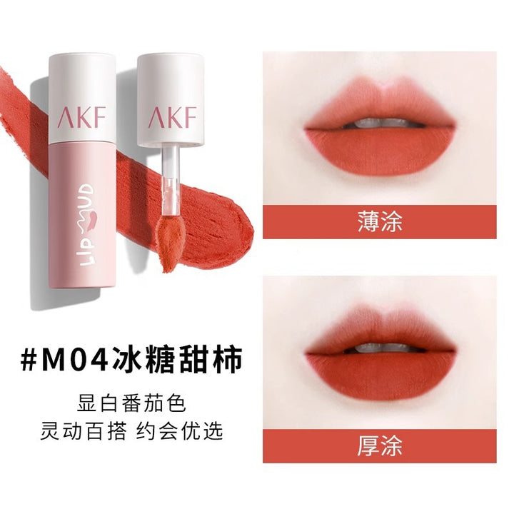AKF Lip Mud Lip Gloss Brightening Lipstick