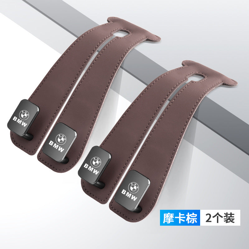 适用宝马x5/x3/x1三系五系530/i3/4系车载挂钩座椅后背双挂钩配件