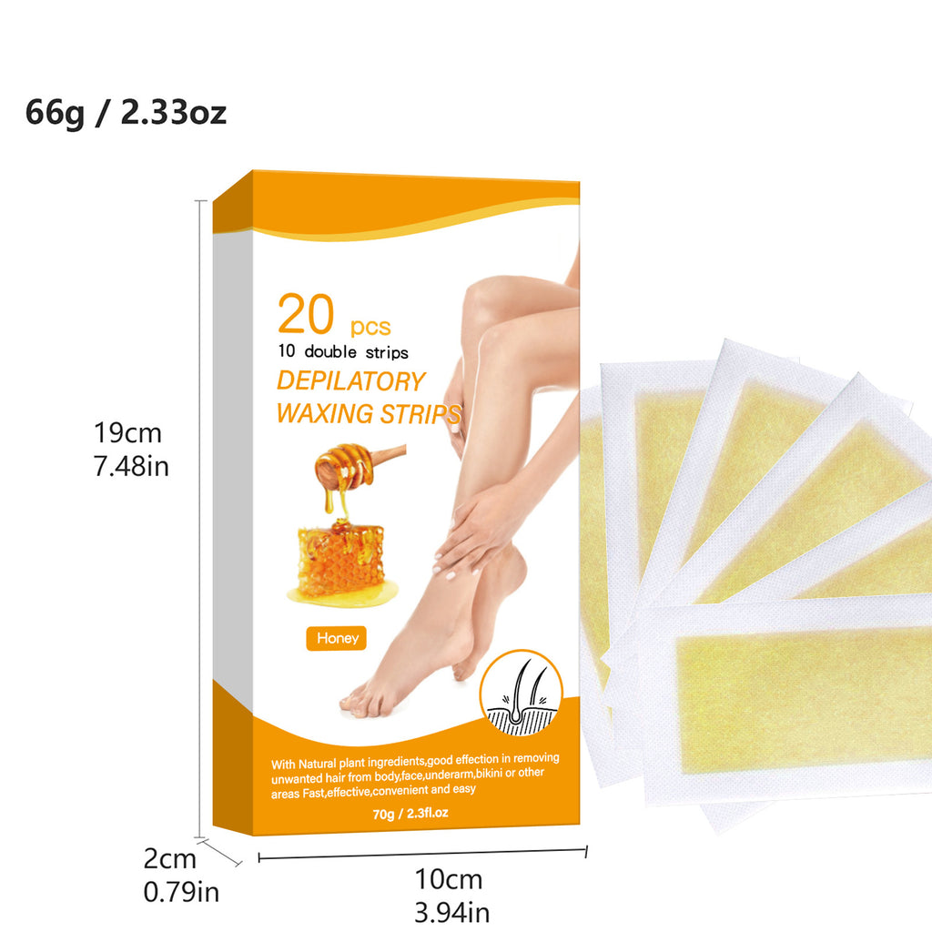 跨境脱毛蜡纸脱毛贴Hair removal patch腿毛腋毛撕拉式蜜蜡去毛贴