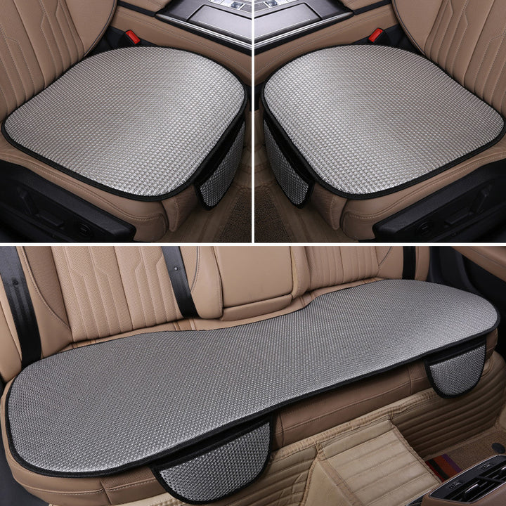 Custom Ice Silk Car Seat Cushion – Four Season Cartoon Backrest Interior Set