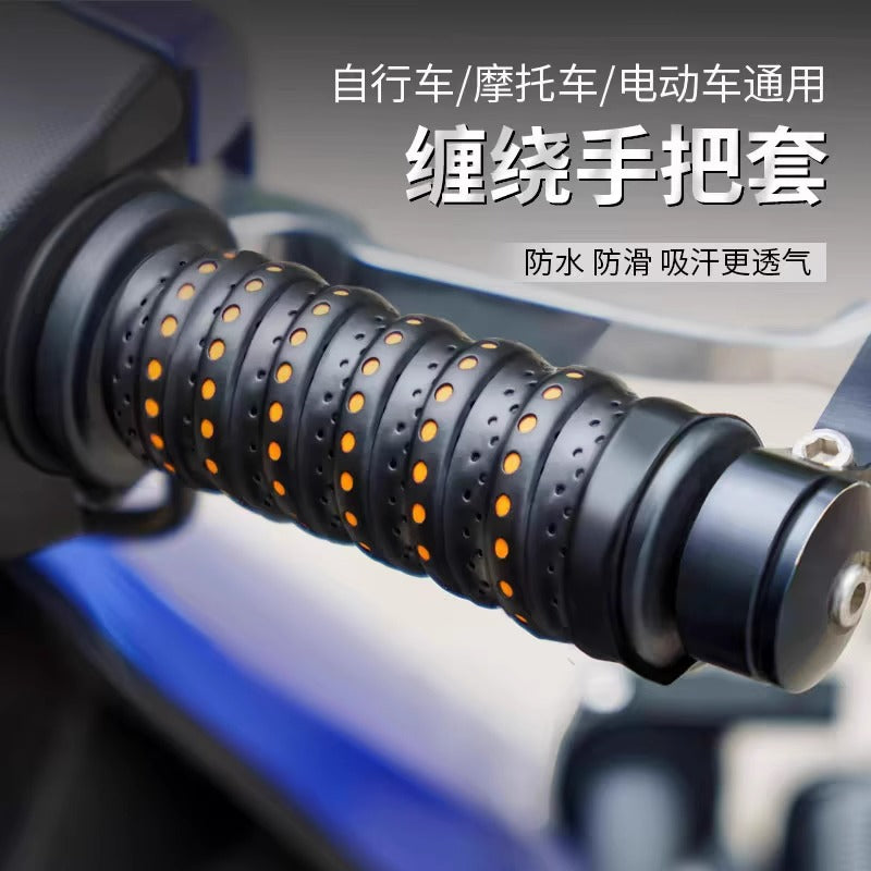 Motorcycle Handle Cover Electric Vehicle Handle Cover Non Slip Durable Breathable Bicycle Modified