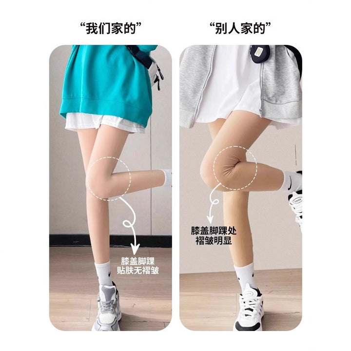 花仙子水光袜光腿神器女冬季连裤袜自然裸感一体裤加绒加厚外穿秋
