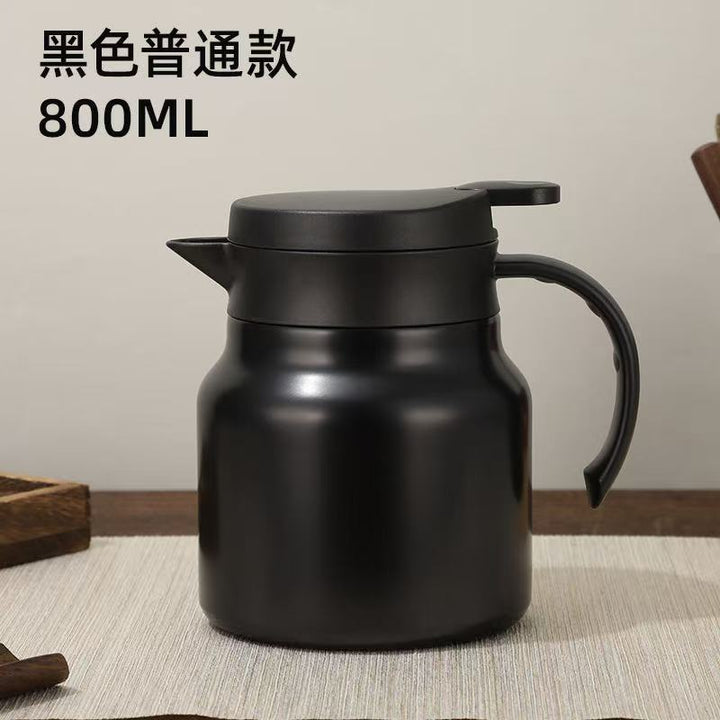 厂家直销316不锈钢焖茶壶 家用覆钛显温茶水分离大容量保温壶定制