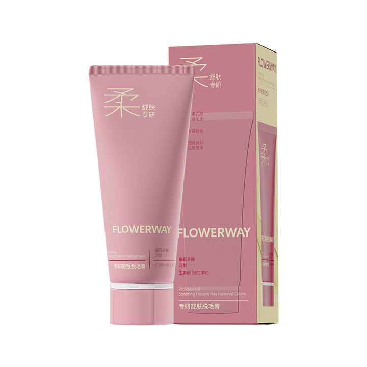 FLOWERWAY Hair Removal Cream Gentle Hair Removal Unisex Student Hair Removal Cream