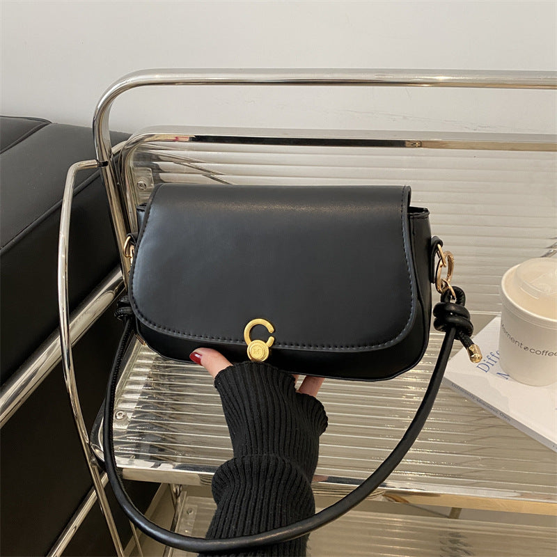 Casual Single Shoulder Underarm Bag New Unique Design Fashion Minimalist Commuter Small Square Bag