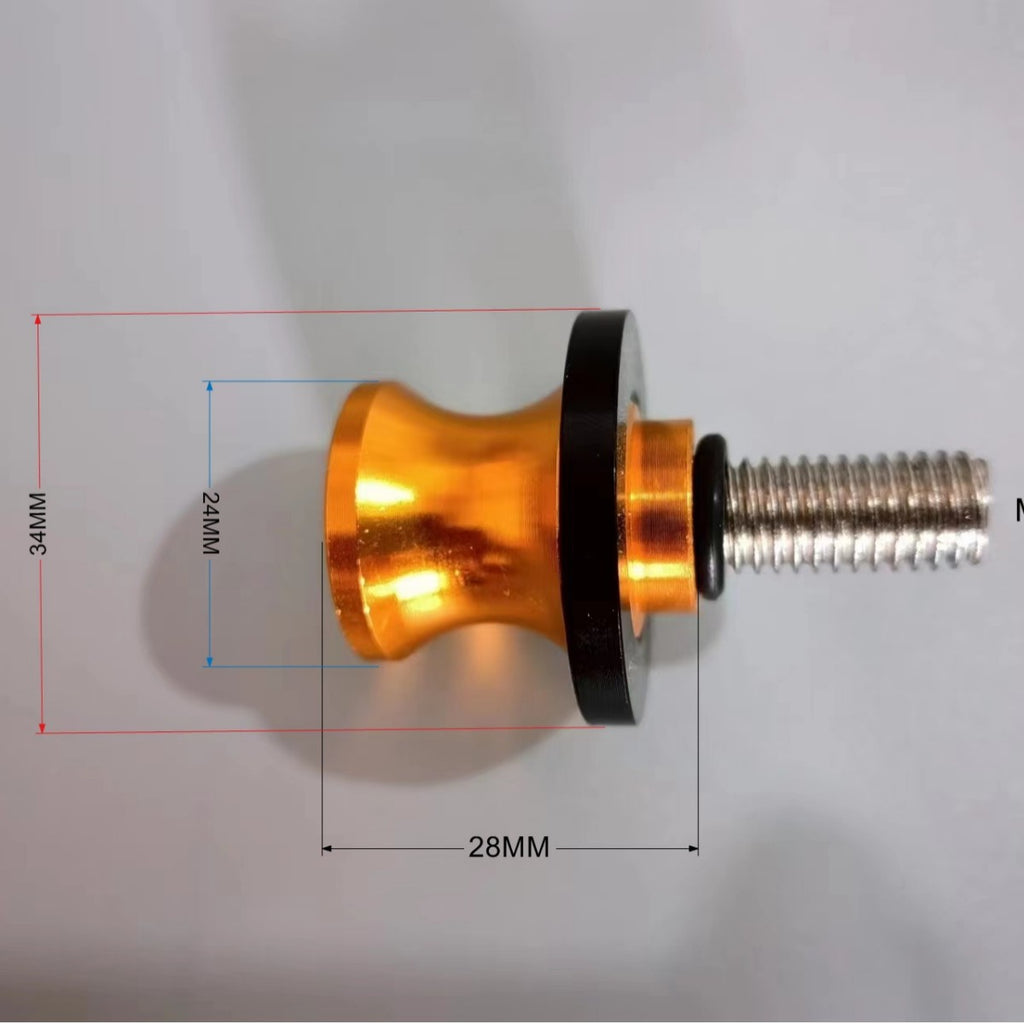 摩托车改装配件后起车螺丝 6MM 8MM 10MM 铝合金起车钉起车架螺丝