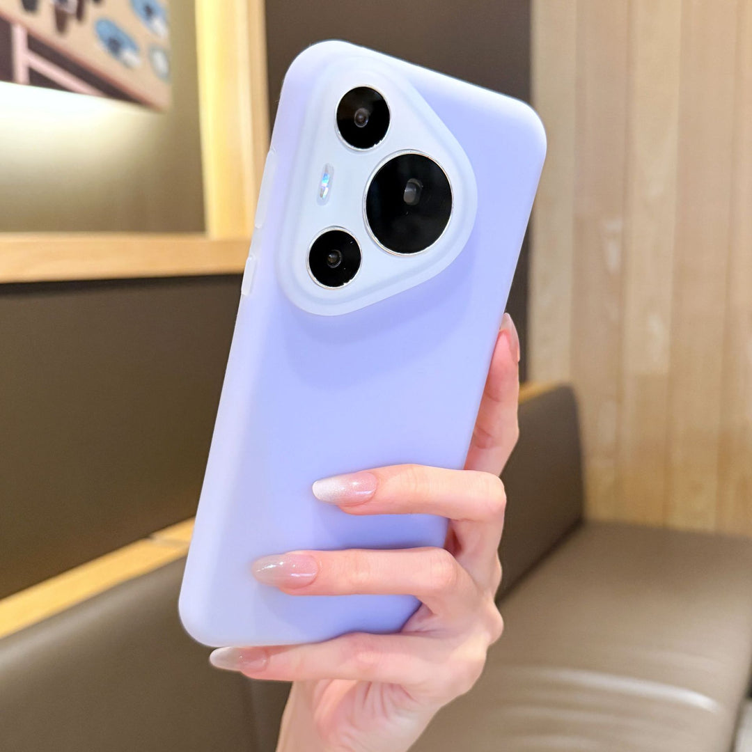 Liquid Silicone Jellyfor Huawei Pura 70 Full Coverage Phone Case Huaweimate 60 Solid Color Shockproof
