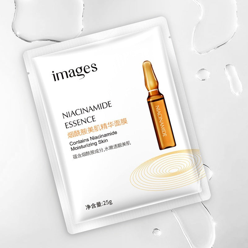 形象美玻尿酸润泽精华面膜 烟酰胺嫩肤保湿滋润安瓶面膜 厂家批发