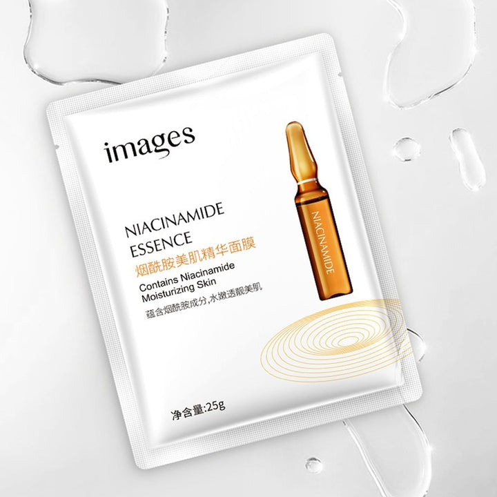 形象美玻尿酸润泽精华面膜 烟酰胺嫩肤保湿滋润安瓶面膜 厂家批发