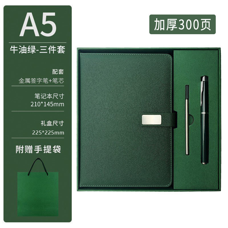 A5笔记本礼盒套装记事本套装商务办公记录本全套logo广告特价优惠