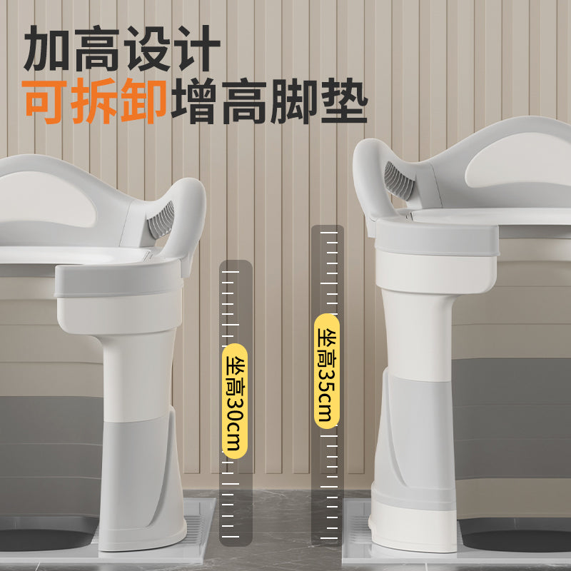 蹲便改坐便椅孕妇坐便器蹲厕凳子蹲坑神器家用老人厕所移动马桶