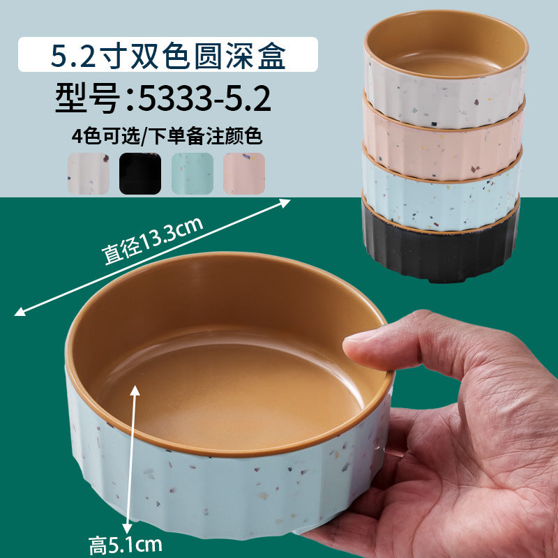 网红海鲜火锅店专用自选菜盘海底捞大排档同款RF芯片密胺餐具商用