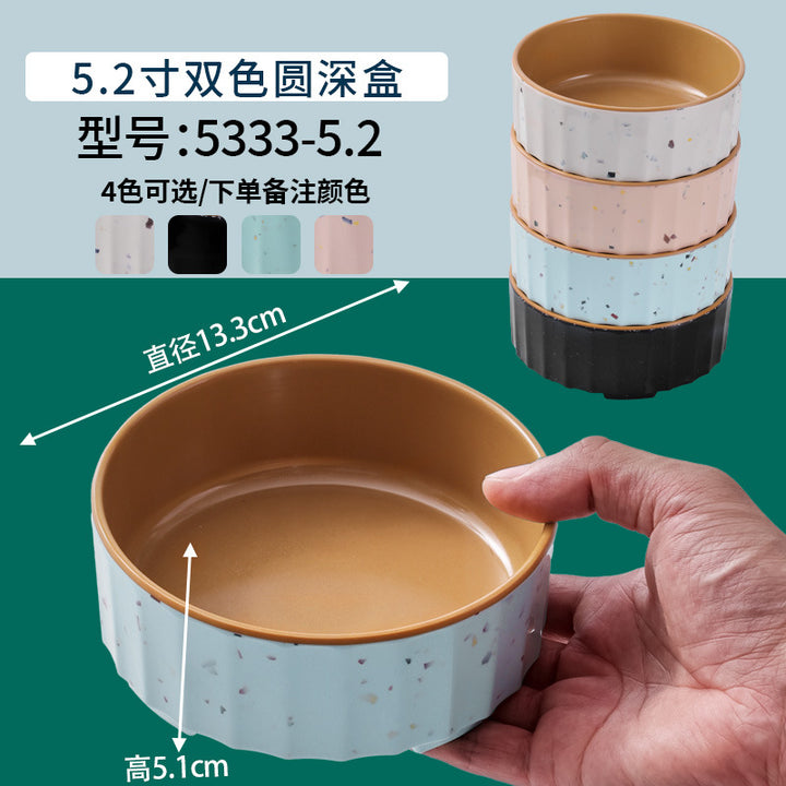 网红海鲜火锅店专用自选菜盘海底捞大排档同款RF芯片密胺餐具商用