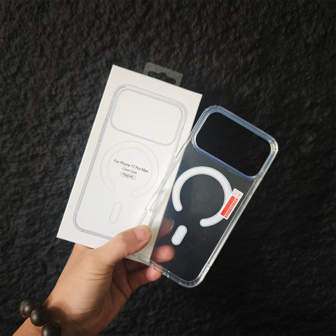 IPhone 17 for iPhone16 pro Clear Mag Safe Phone Case 15 17 E Shockproof Trending