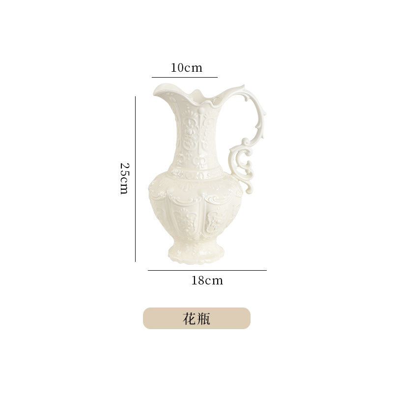 盘子创意 复古高脚托盘 陶瓷餐具家用碟子果盘牛排甜品餐厅蛋糕盘