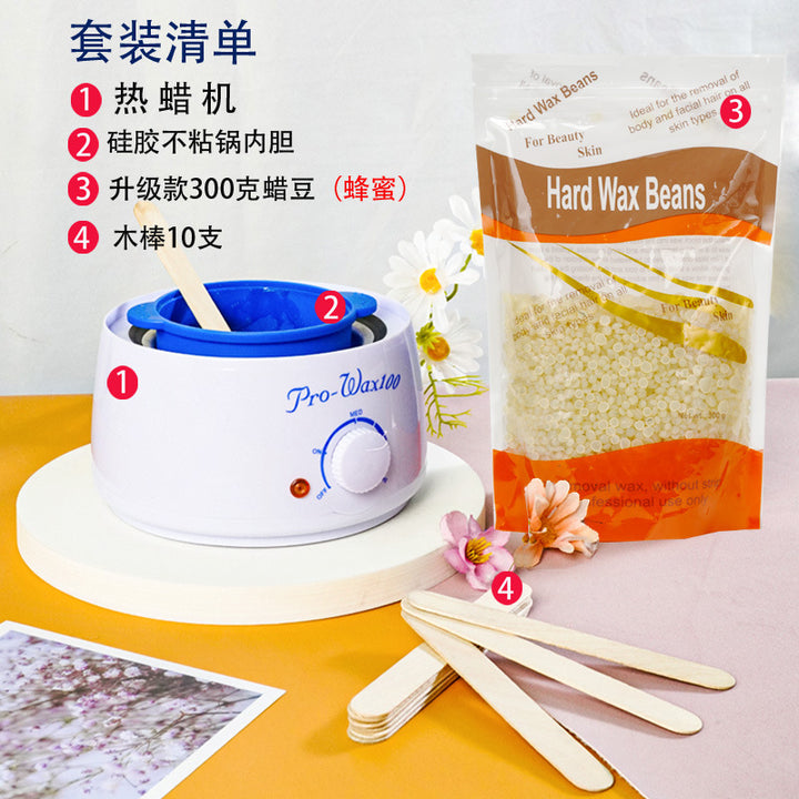 300 g Hot Wax Bean Kit – Full Body Hair Removal Set for Face & Private Area