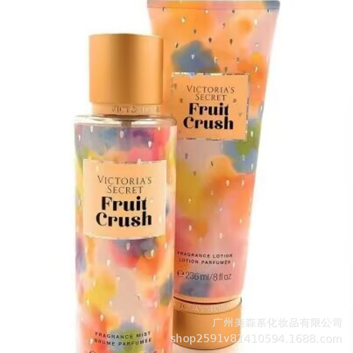 跨境维多利亚的秘密身体乳VS香氛喷雾套装滋润保湿持久留香爆款