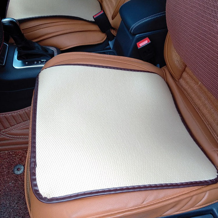 Silicone Anti-Slip Car Seat Cushion – Wooden Bead Non-Slip Foam Base Pad