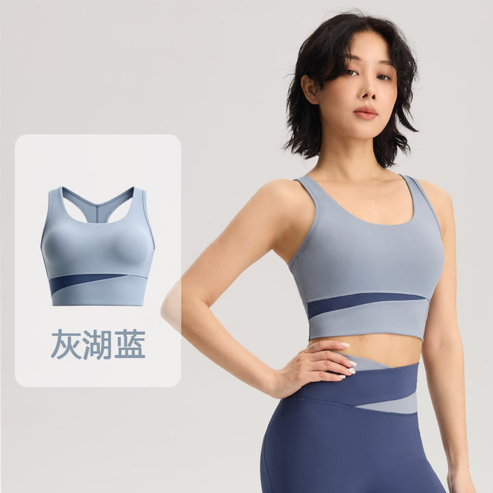 高强度防震运动内衣运动户外健身上衣跑步透气文胸瑜伽服运动背心
