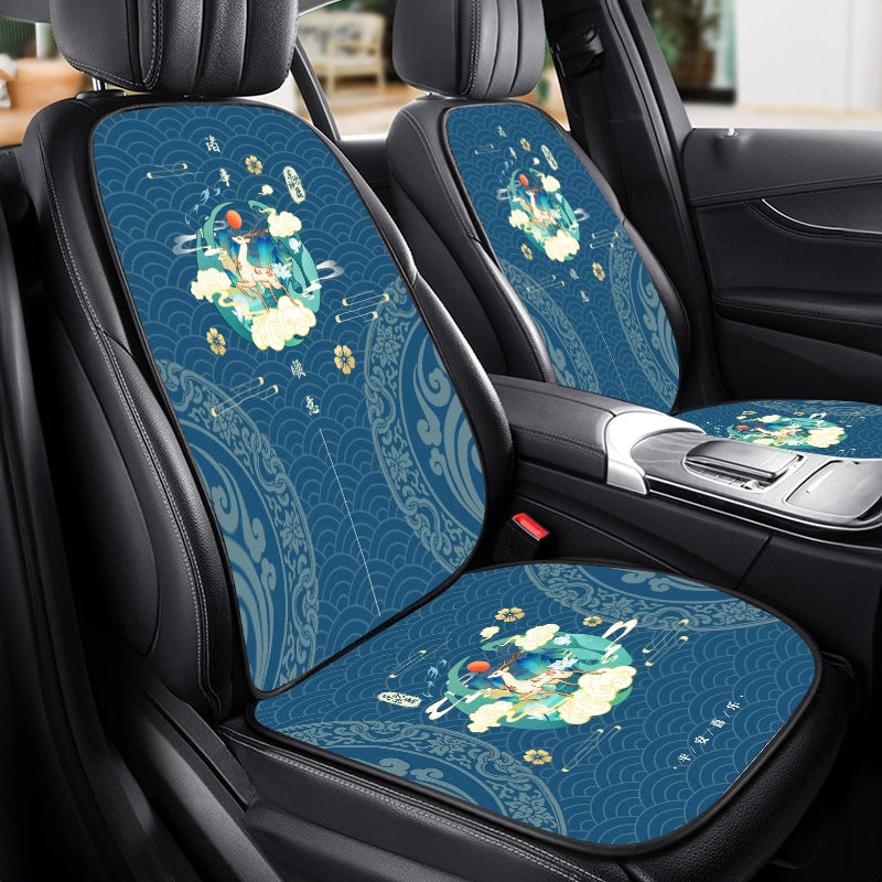 Chinese Style Car Seat Cushion – Breathable Four-Season Universal Single Piece