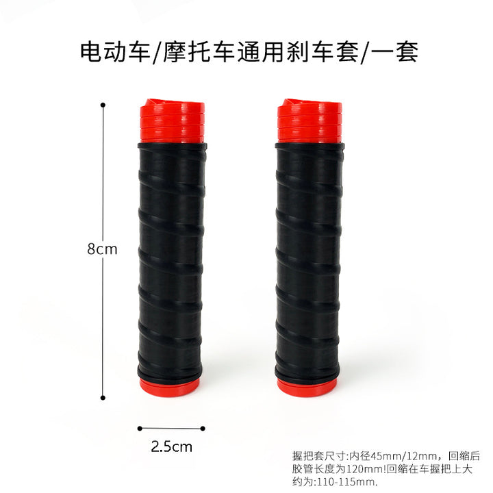 Motorcycle Handle Cover Silicone Handle Cover Non Slip Durable Handle Cover Electric Vehicle Modifie