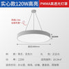 Solid Round Ceiling Pendant Light Geometric Indoor Lighting