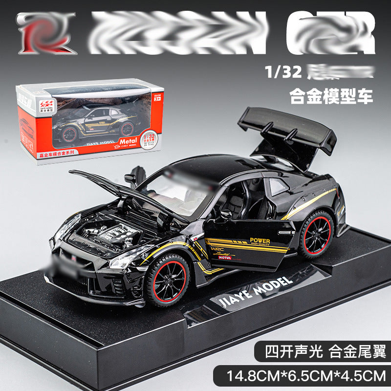 1:32 R35 Modified Wide Body Car Models Alloy合金汽车模型批发