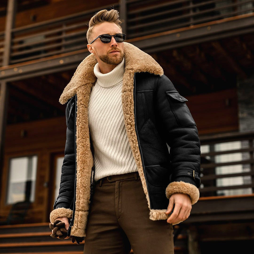 Men Jacket Winter Plus Size Thickened Export Large Men
