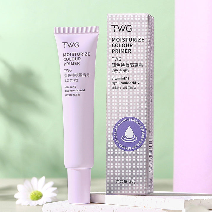 TWG光感隔离霜妆前乳遮瑕细腻毛孔保湿提亮妆前乳打底隔离霜厂家