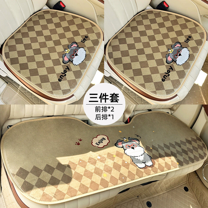 Car Seat Cushion Universal All Season Cute Car Breathable Creative Car Interior Seat Cushion