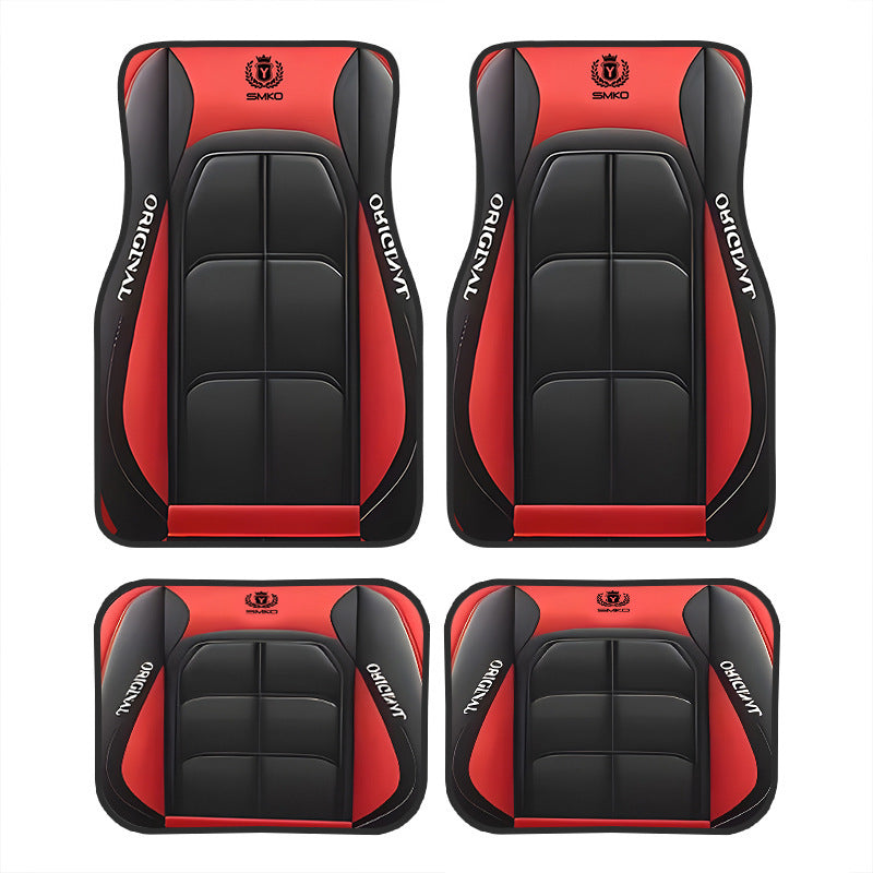 TEMUNordic Vintage Car Foot Mat Carpet Carpet 4 Piece Set Stain Resistant Floor Mat Wholesale Drop Shipping