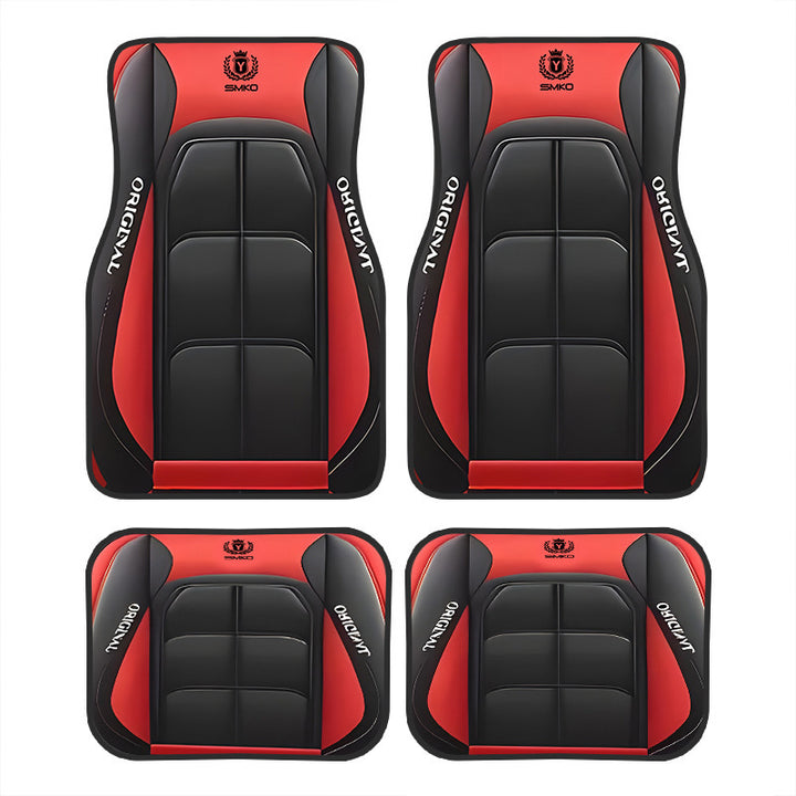 TEMUNordic Vintage Car Foot Mat Carpet Carpet 4 Piece Set Stain Resistant Floor Mat Wholesale Drop Shipping