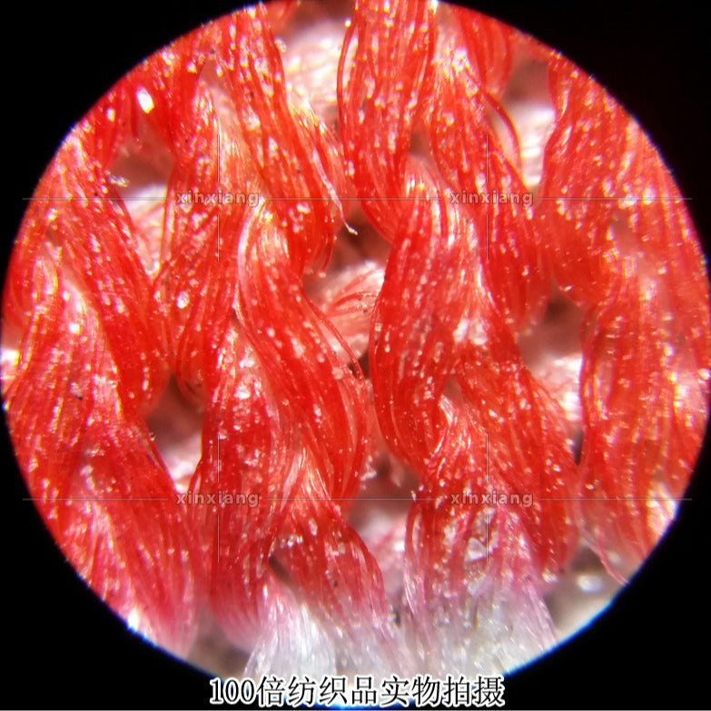 100倍双管学生户外课堂科教学实验显微镜LED灯古董瓷器鉴定放大镜