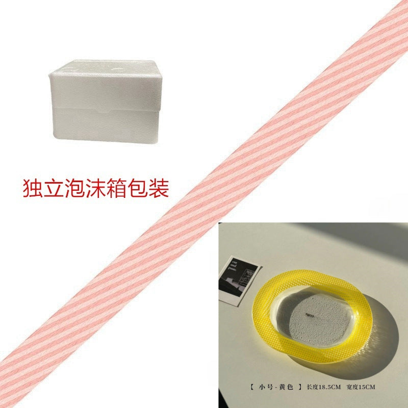 ins风创意彩色玻璃椭圆盘子高颜值多巴胺餐盘装饰盘甜品托盘果盘