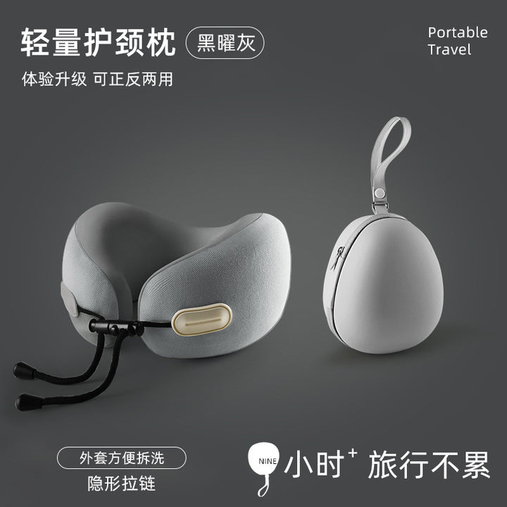 Memory Foam U Storage U Neck Pillow Travel Travel Neck Pillow