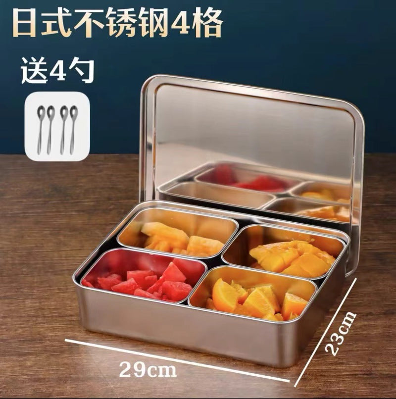 冰粉配料盒小料盒调料盒水果捞展示商用凉粉专用摆摊网红全套盒子
