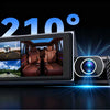 3Camera 4K+1K+1K WiFi行车记录仪 black box DVR Vehicle DVR
