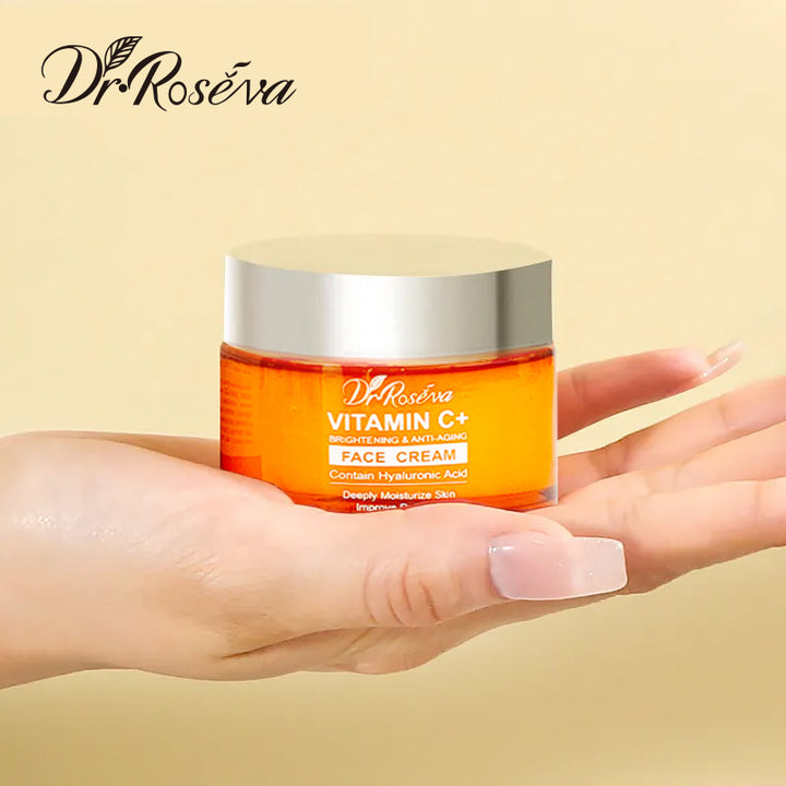 跨境维生素c面霜补水保湿素颜霜护肤品亚马逊爆款vitamin c cream