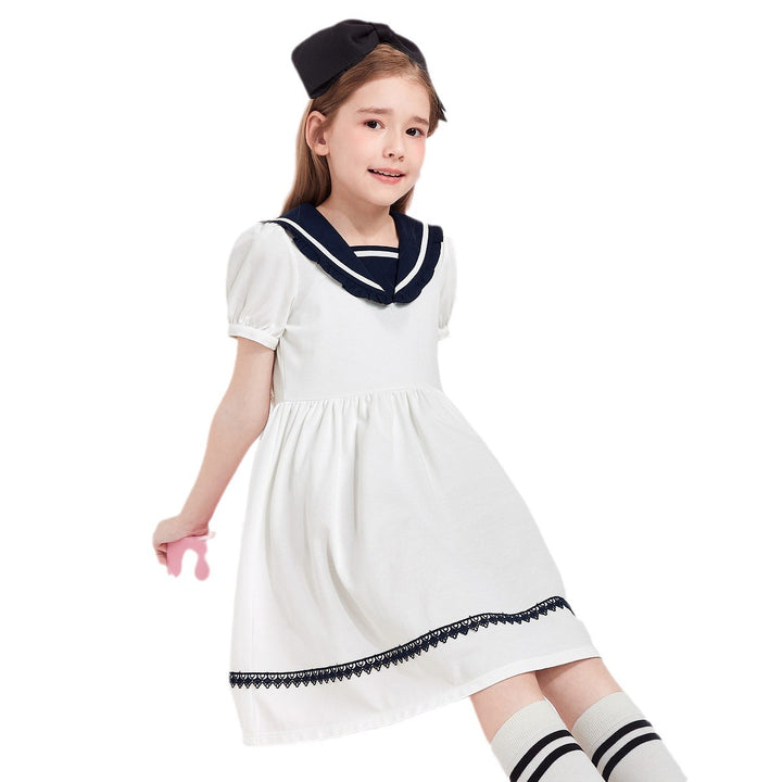 Kids Brand Kids Summer Short Sleeve Cotton T Shirt Set Dress Wholesale