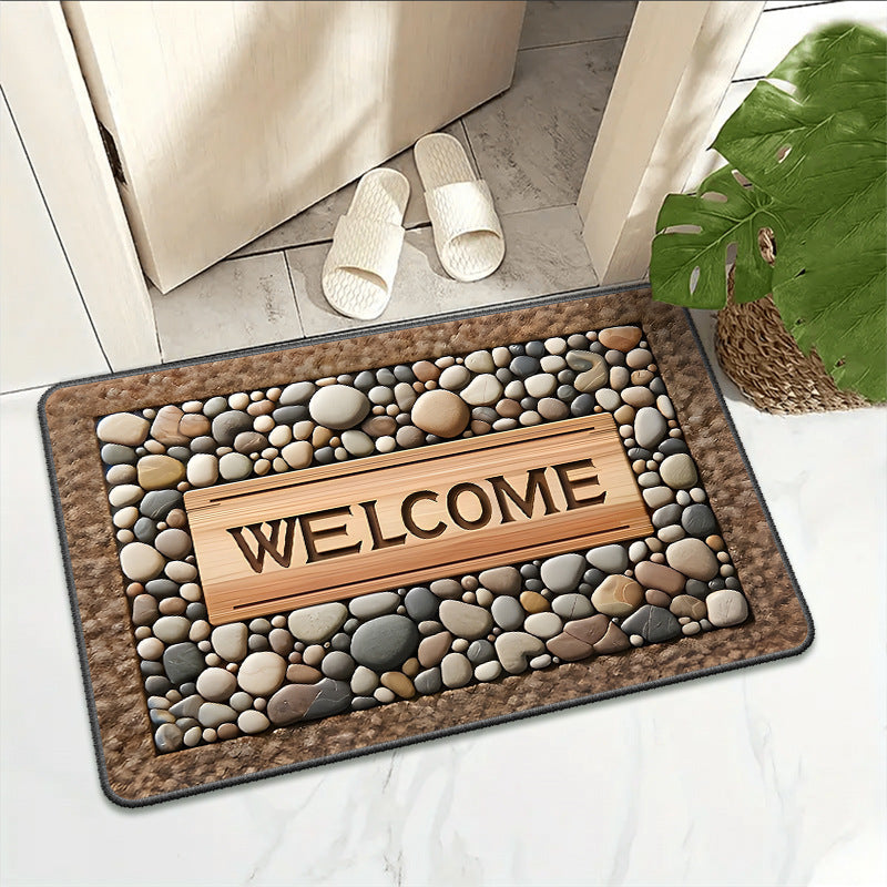TEMUDrop Shipping Floor Mat Entryway Stain Resistant Door Mat Home Entryway Foot Mat