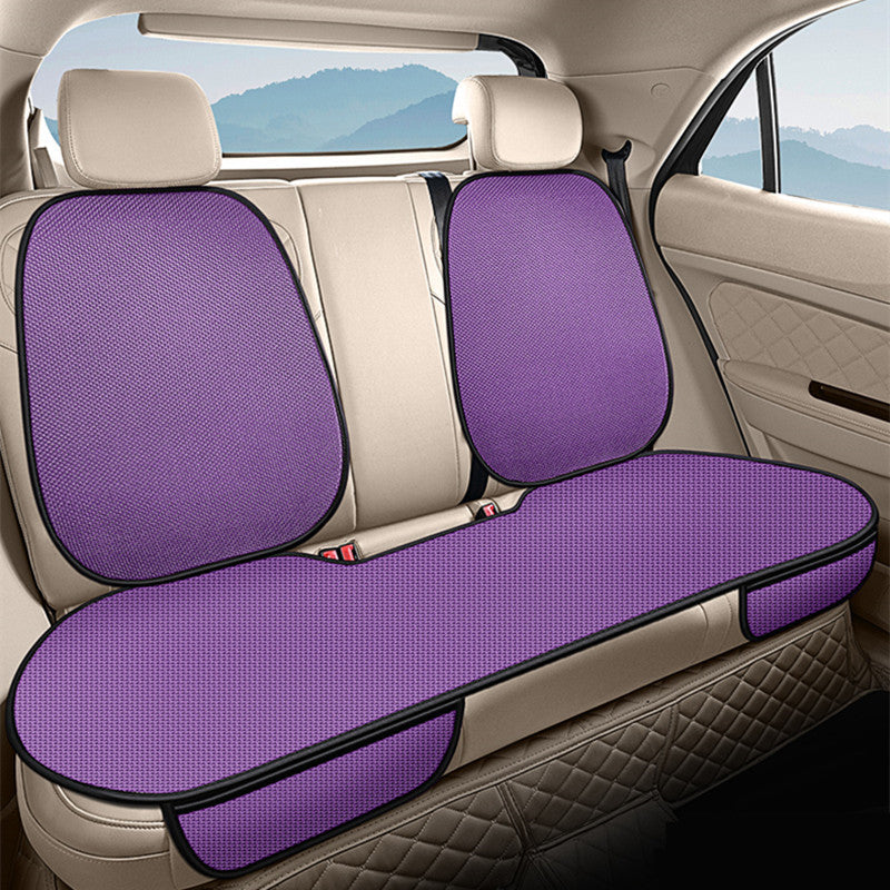 Ice Silk Breathable Car Seat Cushion – 3-Piece Four Season Universal Cool Pad