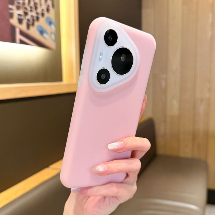 Liquid Silicone Jellyfor Huawei Pura 70 Full Coverage Phone Case Huaweimate 60 Solid Color Shockproof