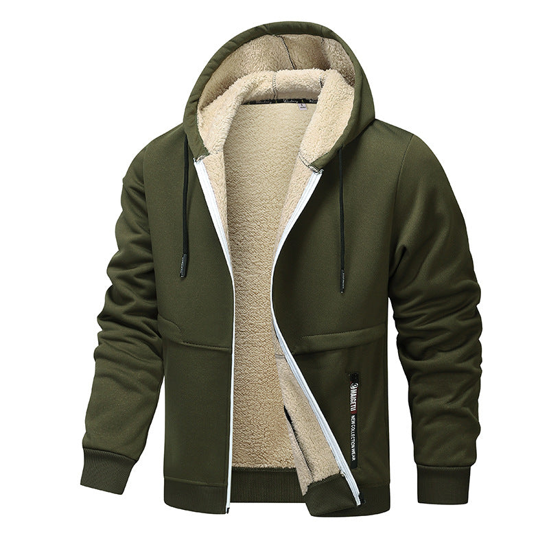 Fall/Winter Thickened Cardigan Hoodie Jacket